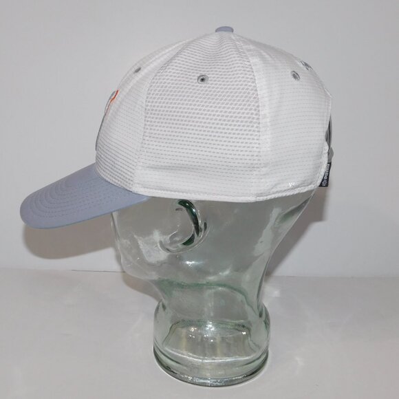 PUMA GOLF Dry Cell Mens White Gray Orange Adjustable hat Cap - Picture 9 of 9